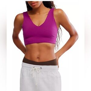 FP Movement Never Better Sports Bra Deep Mulberry XS NWT